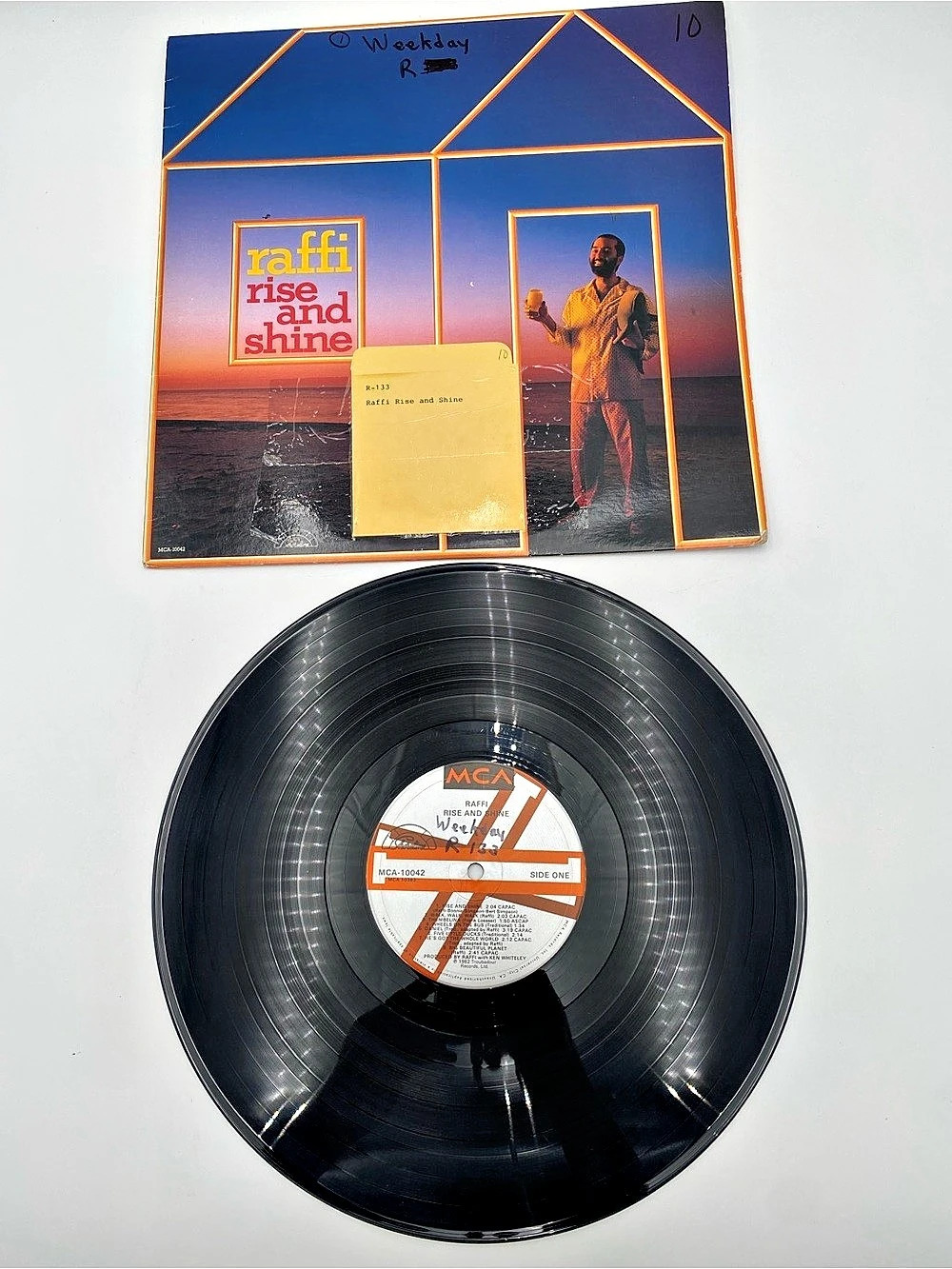 MCA Raffi Rise and Shine Vinyl Record Album
